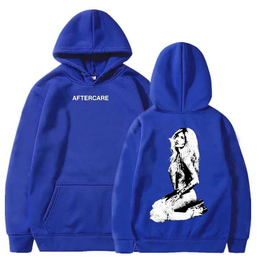 AFTERCARE like hoodie Nessa Barrett singer print sweatshirt Mens long-sLeeved streetwear hooded sweatshirt J251136