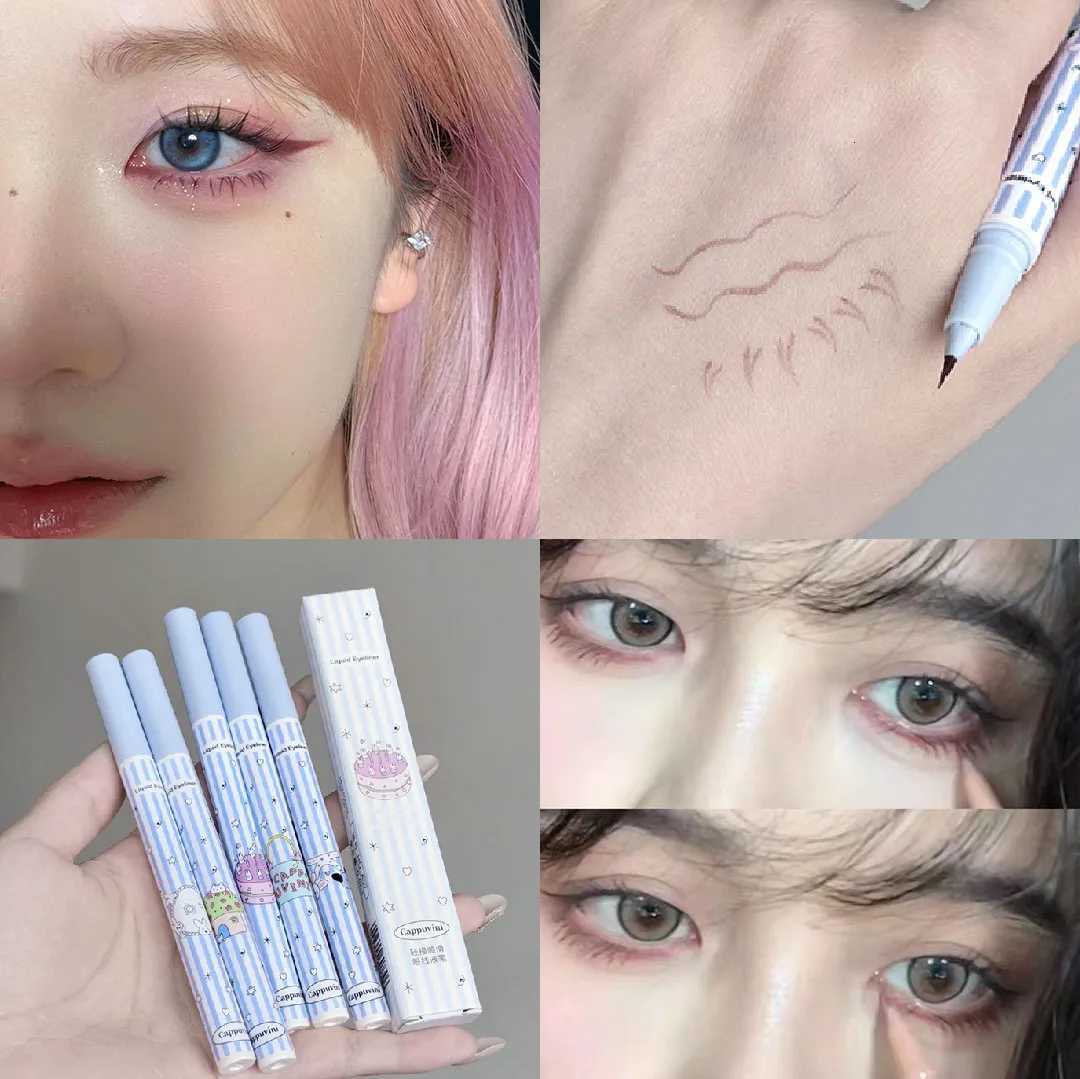 Cappuvini Ultra-fine Waterproof and Smudge-proof Liquid Eyeliner Natural Smooth Long-lasting MakeupT251126