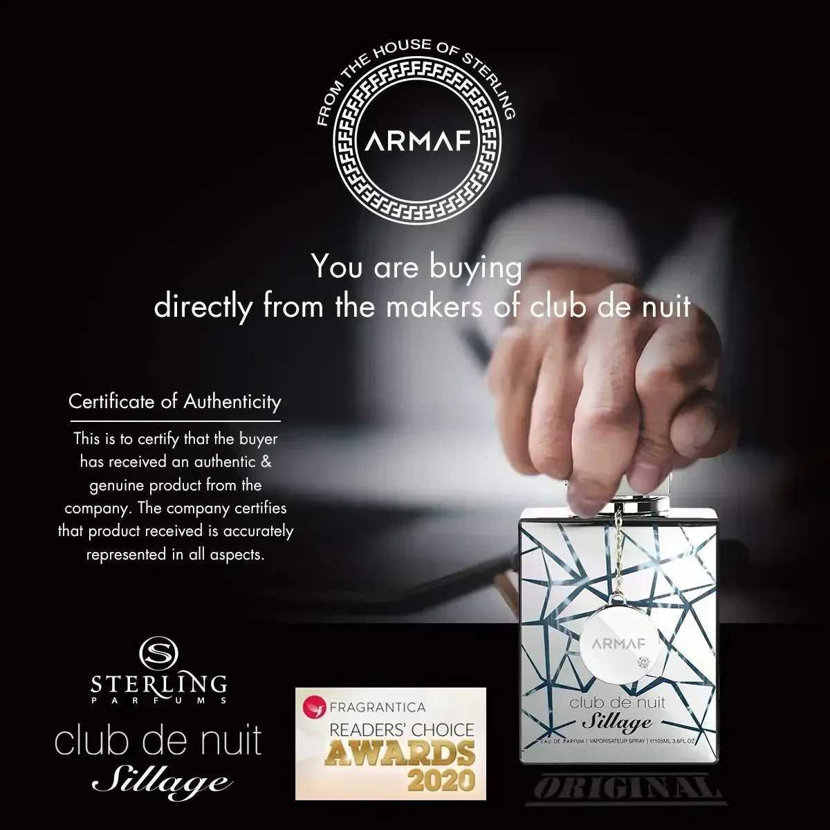 Armaf Club De Nuit Sillage EDP 36oz Citrus Musk Perfume Long Lasting Holiday Gift for Men Women Christmas C251126