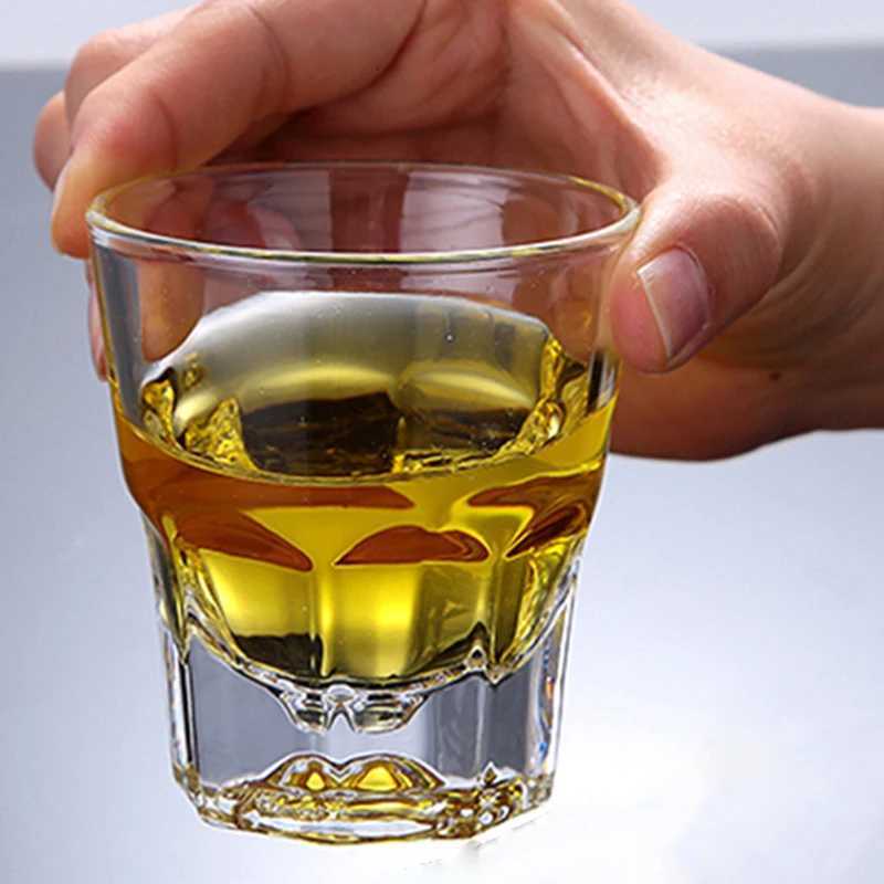 145ml Wine Glass Drinking Whiskey Cups Thick Bottom Spirits Cups Wine Tumblers Beer Mugs Tequila Spirit Glass Aesthetic Bottle C251126