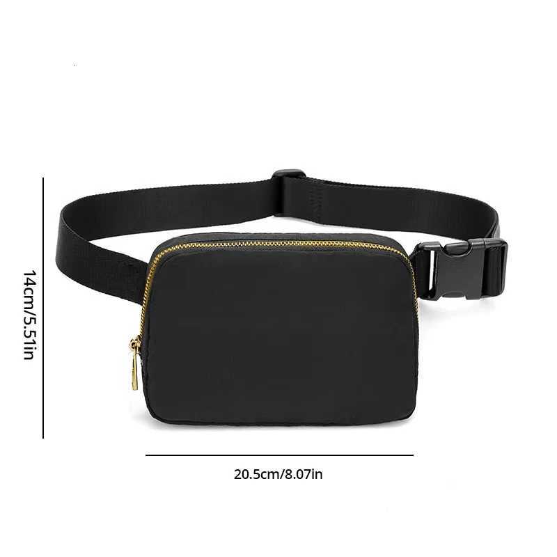 Fashion Casual Men Women Waist Bag Waterproof Portable Pack Zipper Chest Bag Outdoor Sports Crossbody Bag Travel Belt BagT251126