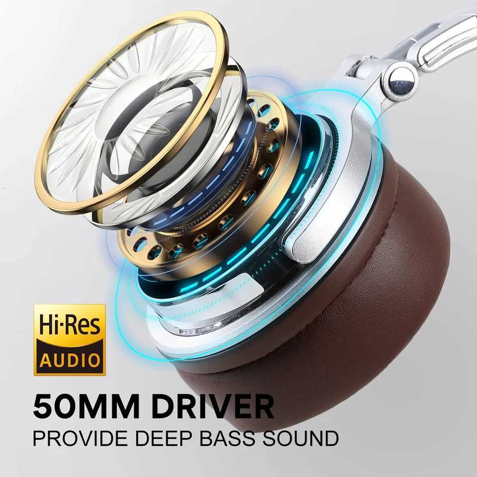 Oneodio Wired HiFi Headphones Professional Studio DJ Headphones With Mic Over Ear Hi-Res Headset Monitoring For AMP Guitar PhoneM251126 - view 3