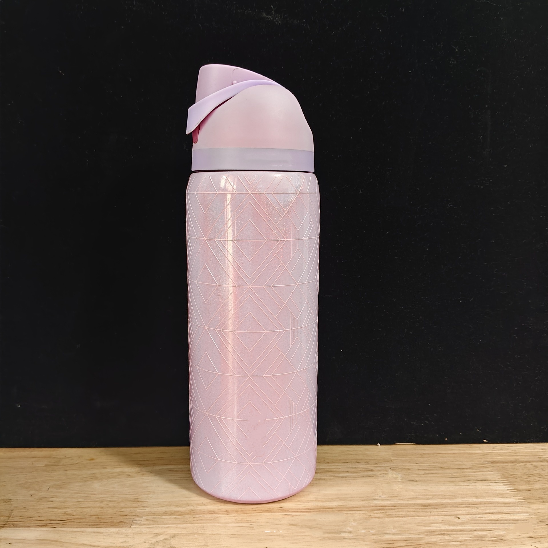 New Water Bottles 32oz Insulated Stainless Steel Tumblers With Flip Straw Giltter Shiny Sports Travel Car Mugs Outdoor Large Drinking Cups