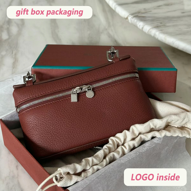 Designer bag Luxury Bag Silver buckle zipper lunch box bag genuine leather women's bag Embossed High quality square bag Box bag Shoulder Bag Crossbody bag handbag bags