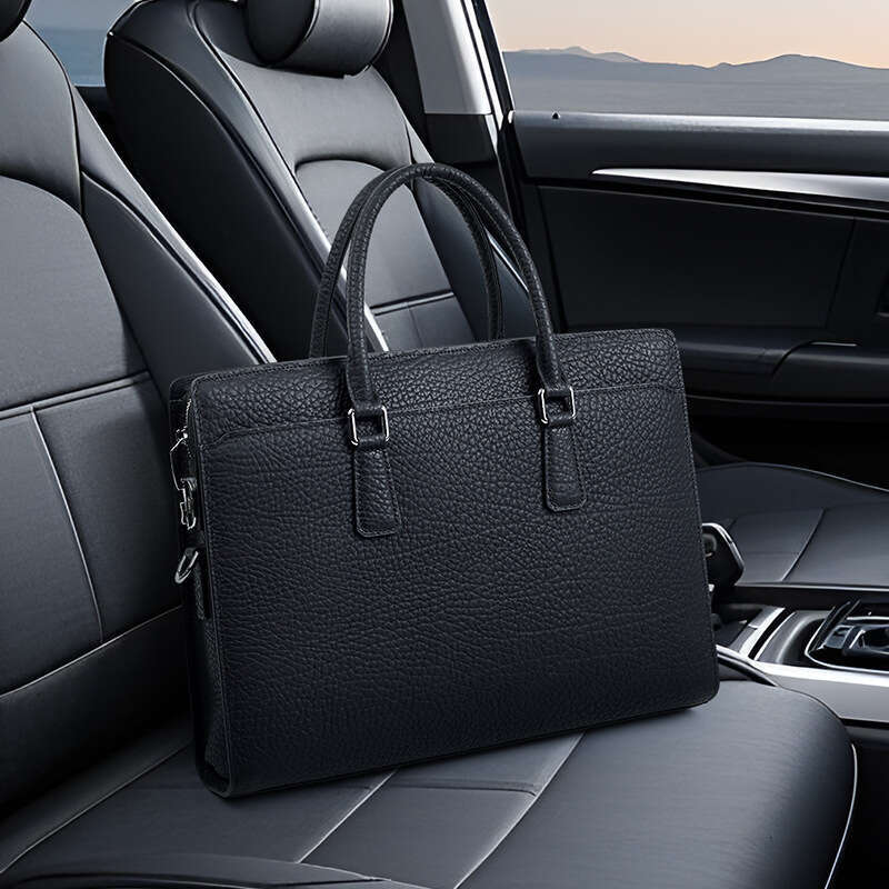 Luxury Bag Designer Top Handle Bags Large Capacity Simple Travel Briefcase Leather Laptop Waterproof Stylish High-end Men's Business Totes