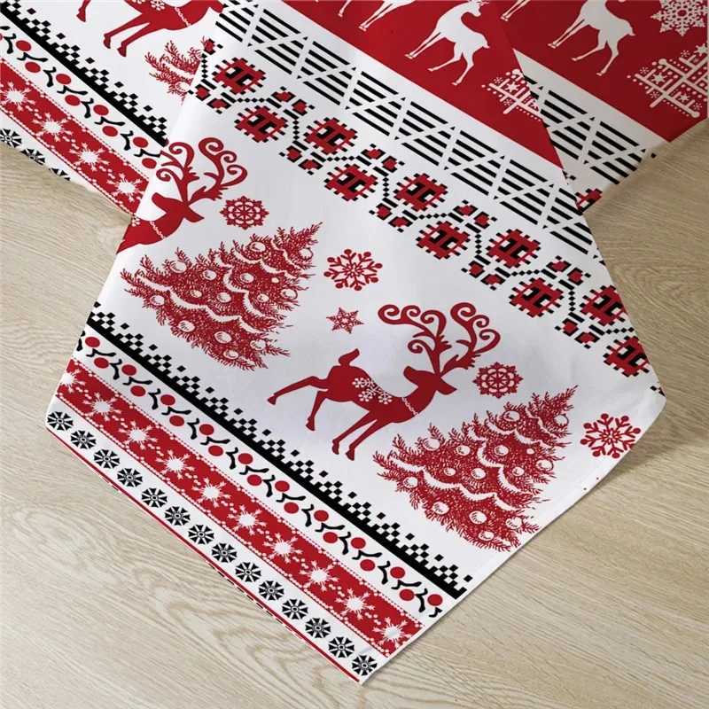 Christmas Christmas Duvet Cover Set Snowflake Red Elk Reineer Tree Queen King Double Bedding Set Twin Single Boys Adult New Year Gift Y251126