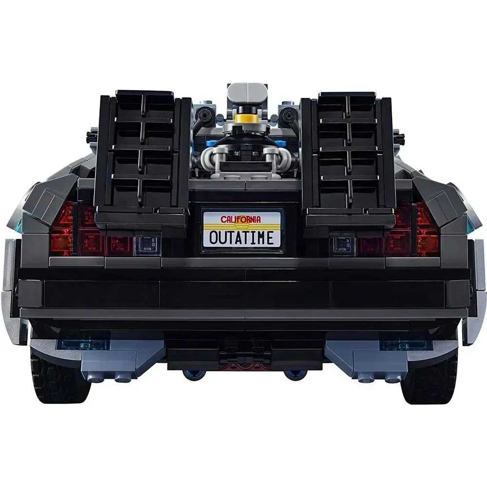 10300 classic Back to the Future Time machine building block model toy Christmas giftT251126