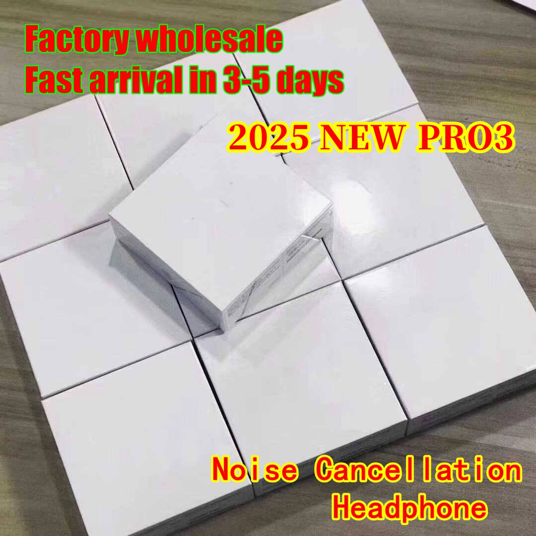 2025 NEW Top Quality Pro 3 True Noise Cancelling Wireless bluetooth Earphones ANC headphone HiFi stereo earbuds for Android pods pros Phone Earphones mini headset