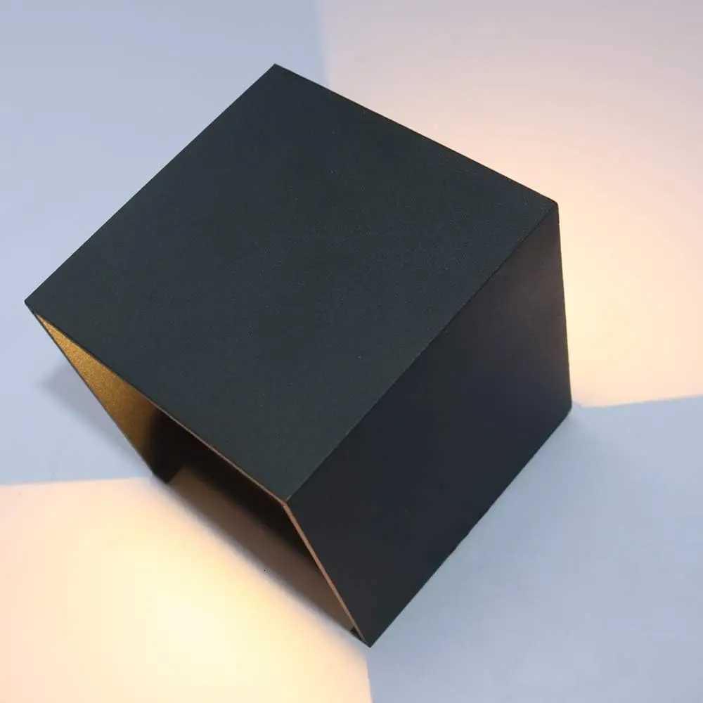 LED Wall Lamps 7W Cold White Warm White Waterproof Outdoor Interior Modern Nordic Square Wall Lights For Indoor Garden Corridors M251126