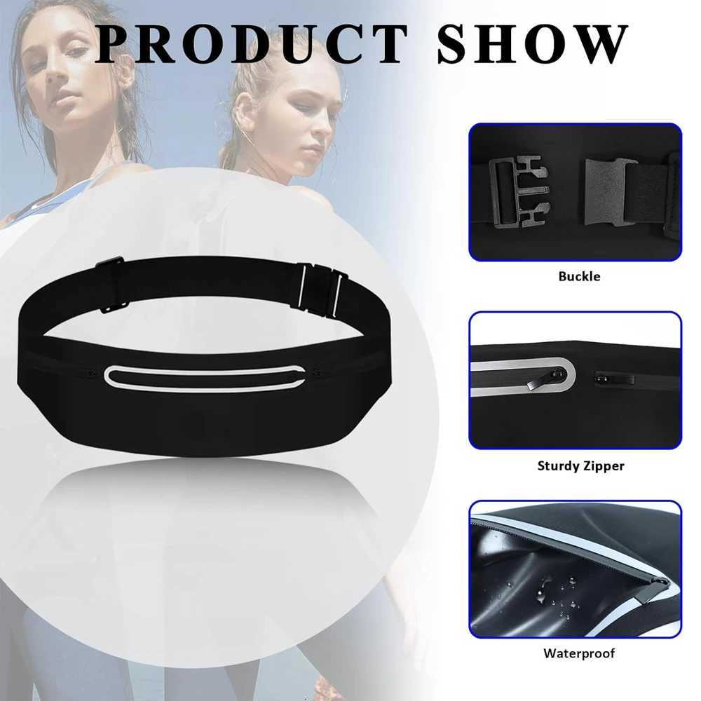 1PCS Slim Running Belt Fanny Pack - Phone Holder Waist Bag for Men Women - Lightweight Bounce-Free for WorkoutsJoggingTravelT251126