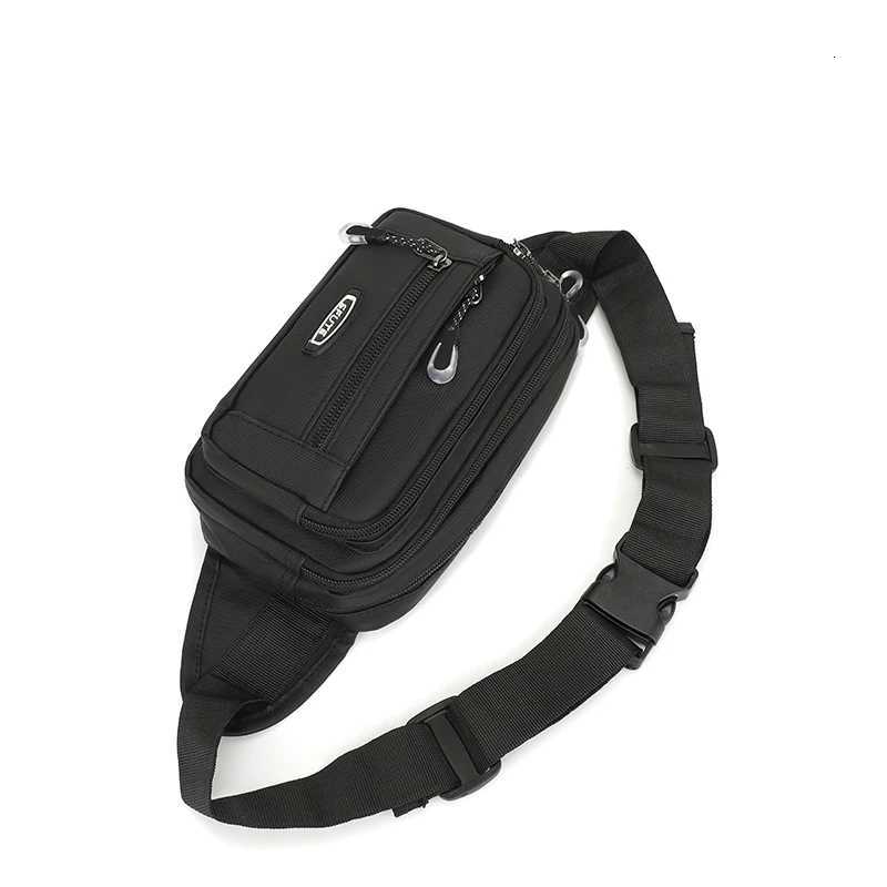 Mens Outdoor Utility Waist Bag - Multi-Pocket Toolkit Design for Phone Essentials Running Leisure Sports Fanny PackT251126