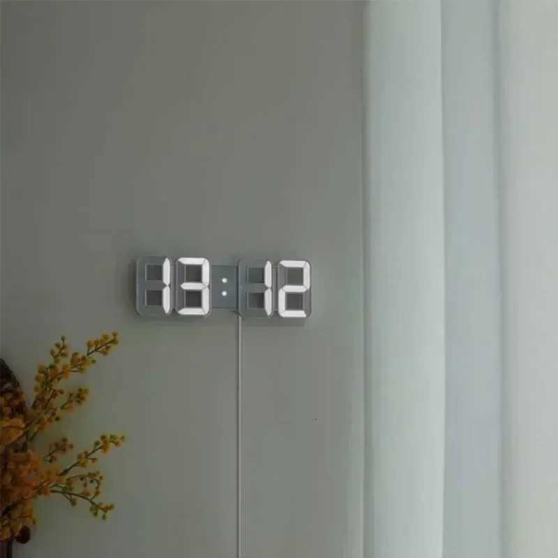 Digital Wall Clock Desk Clock Electronic Alarm Clock Modern Home Decoration for Bedroom Home Decor Interior Led Table C251126