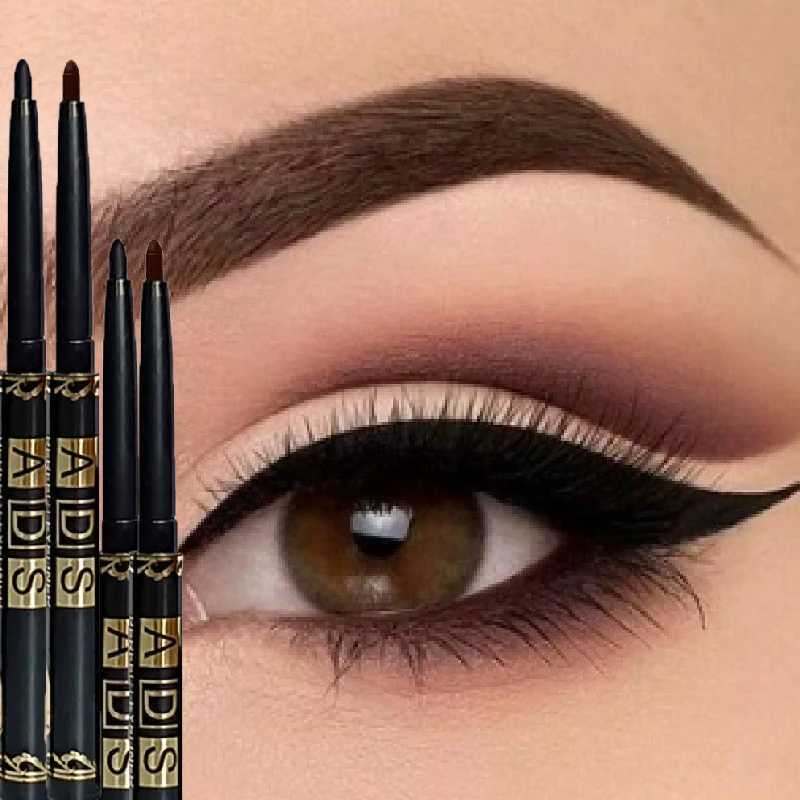 3Pcs Quick-dry Eyeliner Pencil Lasting Smooth Matte Eye Liner Waterproof Anti Smudge Liquid Eyeliner Pen Eyes Makeup CosmeticsT251126
