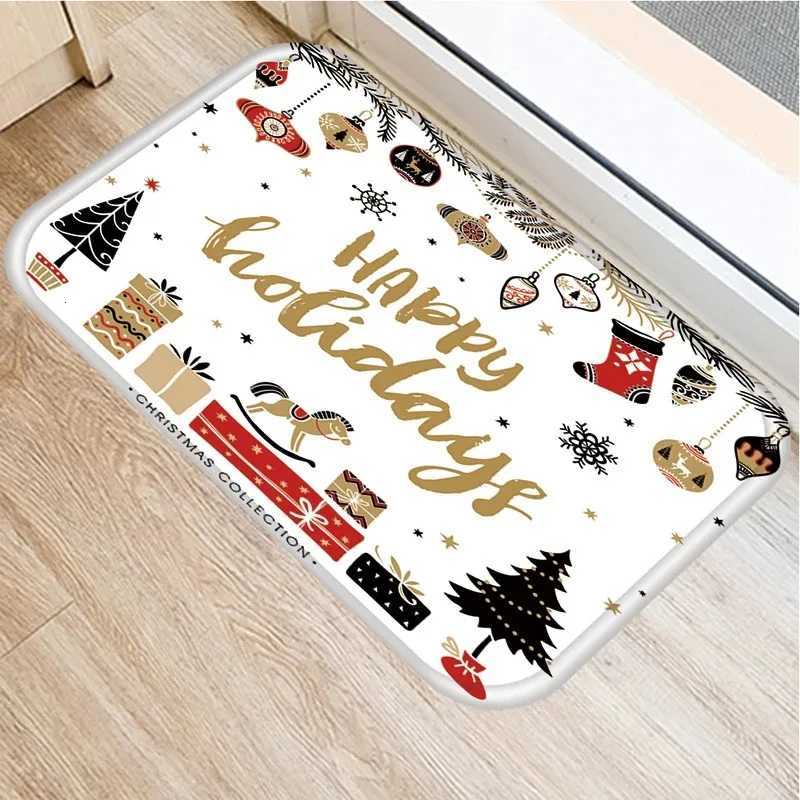 Anti-slip in Multiple Scenes Christmas and New Year Decorative Floor Mats Suitable for Living Room and KitchenM251126