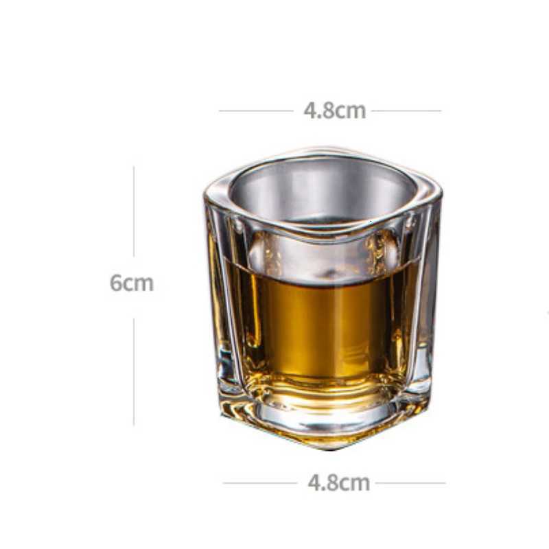 70ml Transparent Small Wine Glass Strong Liquor Glass Small Capacity Size Wine Dispenser Shot Glass One Mouthful Wholesale Cups C251126