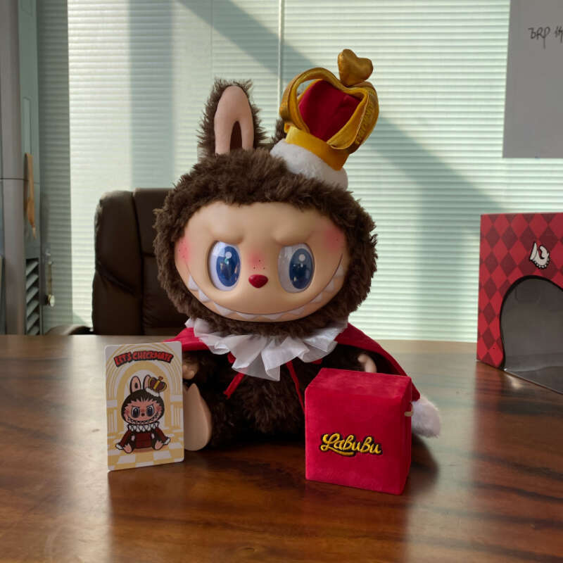 Labubu The Monsters Let's Checkmate Series Vinyl Plush Toys Doll King Queen Hanging Card Pendant Keychain PPM New Year Gifts For Girls