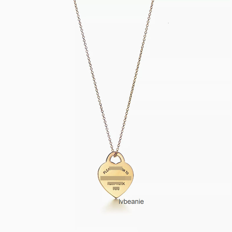 tiffamy and co pendant necklaces designer necklace new love heartshaped for gold sier s earringswedding engagement gifts series jewelry tiffanies tiffanyx 0P AYUS