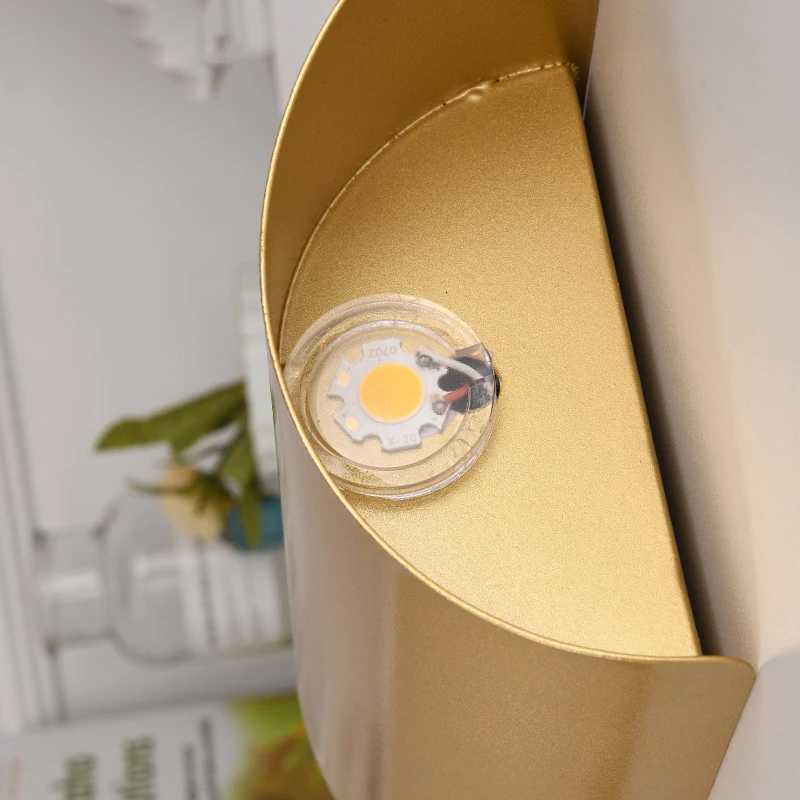 14W LED Wall Lights For Living Room Modern Lighting Black Gold Wall Mount Sconce Bedroom Light Indoor Wall Fixtures Up Down Lamp M251126