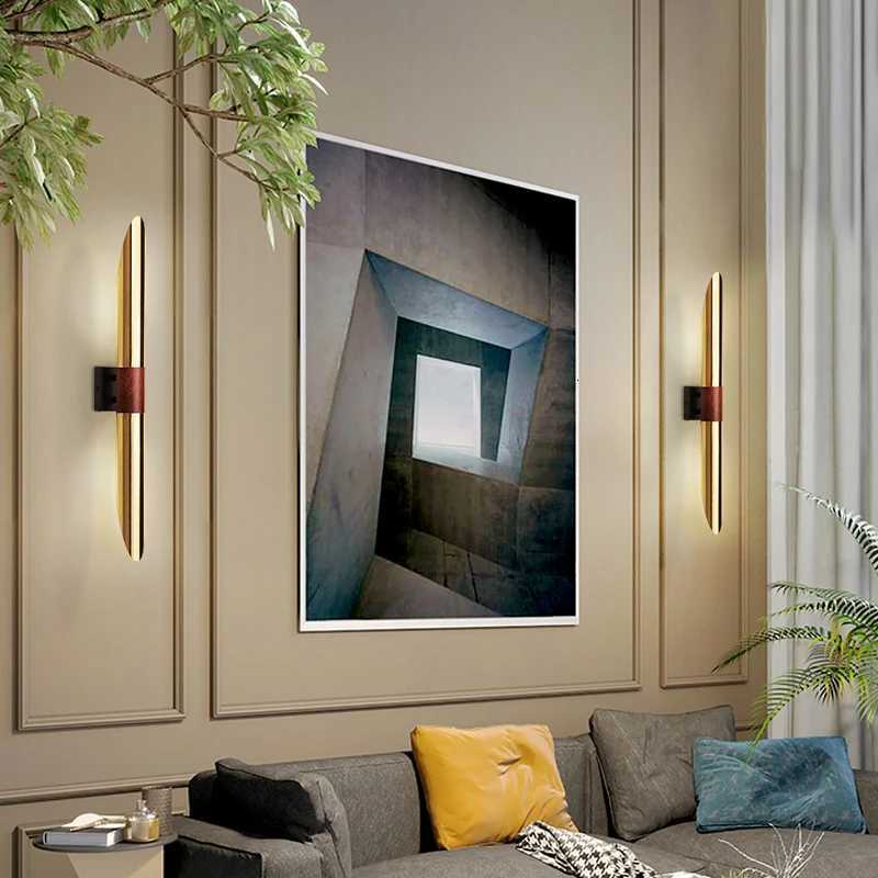 Modern Minimalist Long-shaped Wall Lamp For Living Room And Bedroom Corridor And Dining Room Lighting M251126