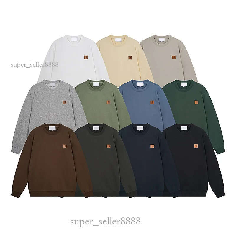 Carharttitys Men's Street Designer Hoodies Long Sleeve Fleece Hoodie Sweatshirts Women Hip Hop Oversized Pullovers Sweater Casual Jacket Hoody