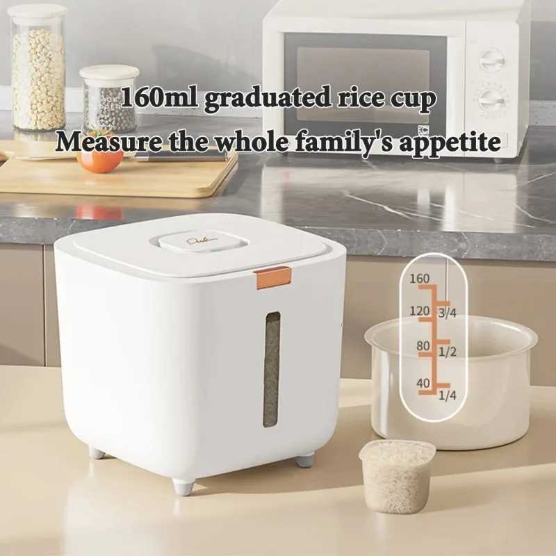 Insect Proof Moisture Proof Rice Box Grain Sealed Jar Kitchen Container Storage Kitchen Container Storage Box with Lid Tool Y251126