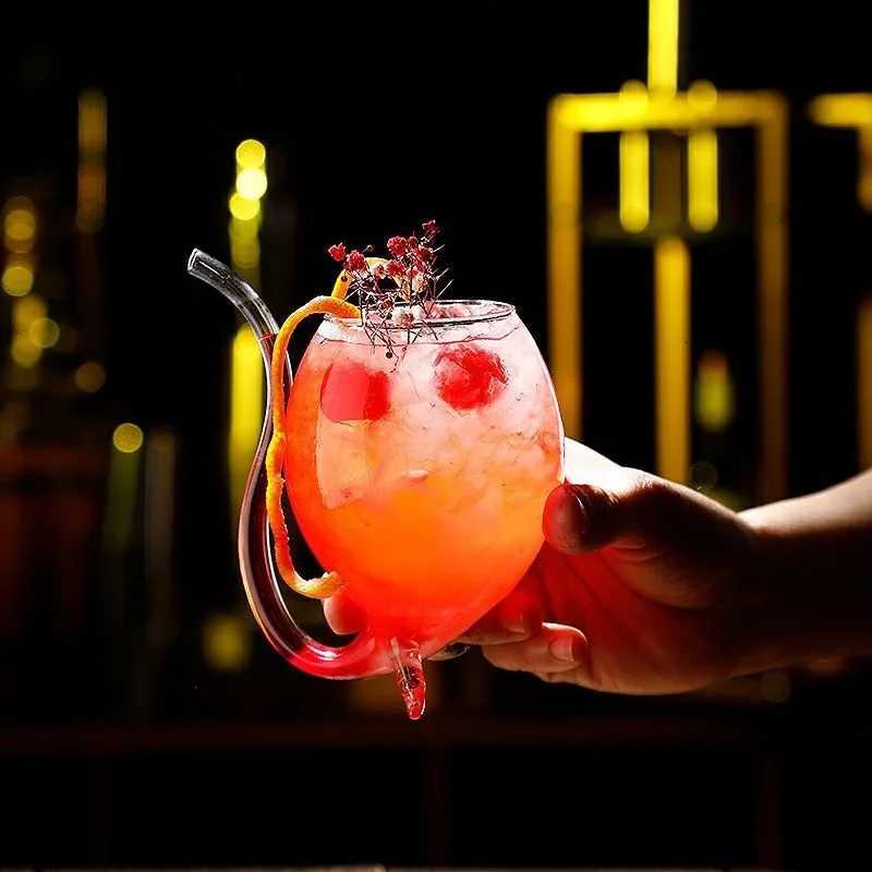 Creative Cocktail Glass Wine Whiskey Glasses Transparent Juice Milk Beer Cup For Party Home Bar Night Party C251126