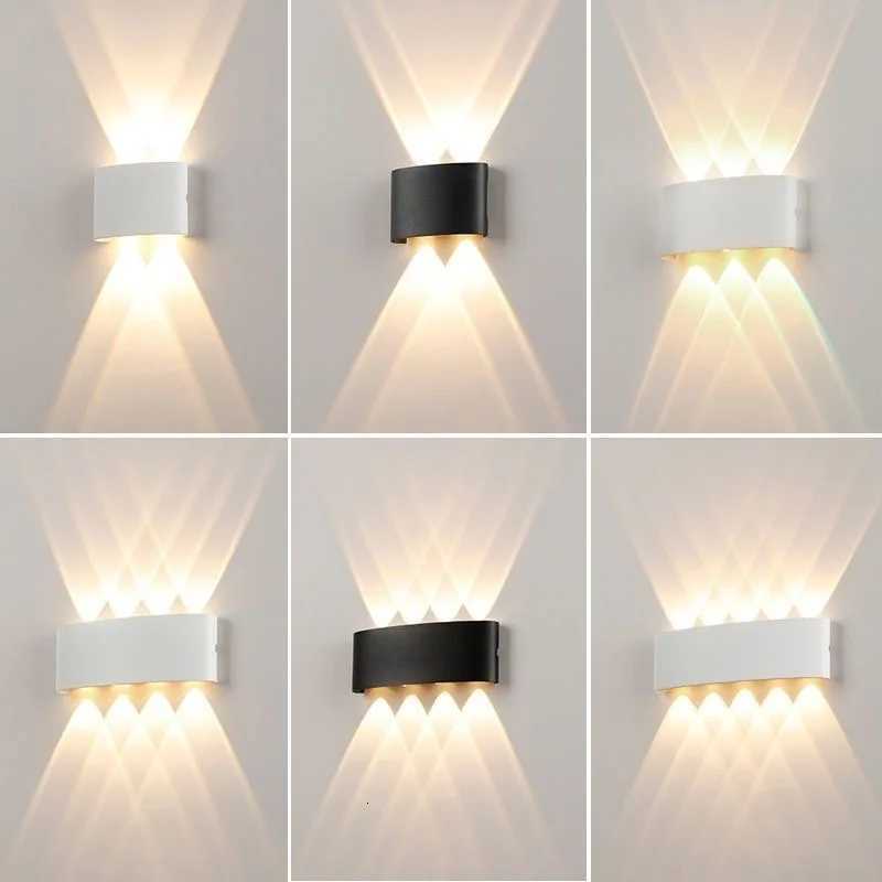 LED Wall Lamp Waterproof IP65 Garden Lighting A85-265V Interior Wall Light Indoor For Bedroom Stairs Fixture Outdoor Wall Lamps M251126
