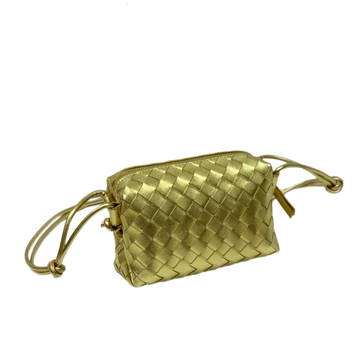 Designer Handbag Luxury New Woven Bag Phone Bag Versatile Shoulder Crossbody Bag Adjustable Thin Strap Small Square Bag Underarm Women's Bag