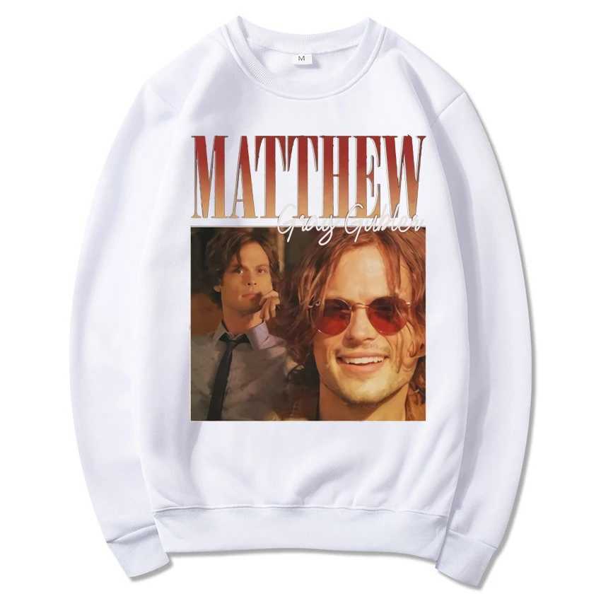 TV Show Criminal MInds Sweatshirt Vintage Matthew Gray Gubler Graphic Sweatshirts Spencer Reid Homage Hoodies J251136