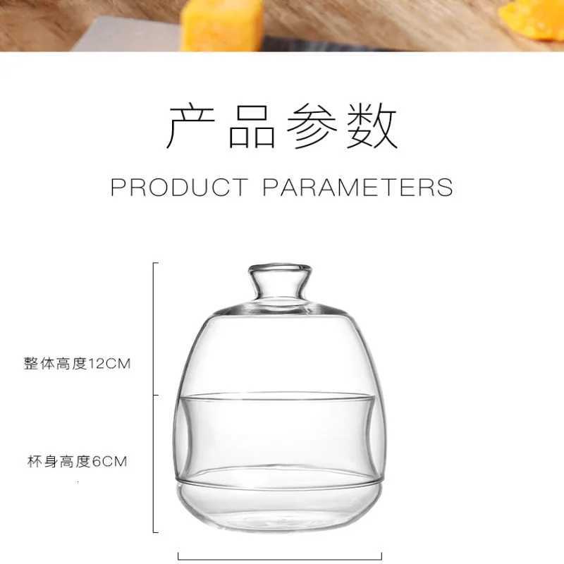 JMY - High borosilicate glass airtight jar with lid sugar container tea caddy coffee shop storage container high temperature Y251126