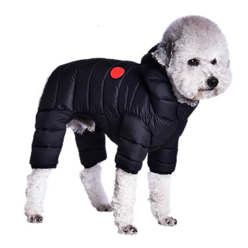 Winter Dog Clothes Overalls for Small Medium Dogs Luxury Fashion Lightweight Down-Like Cotton Padded Puppy Coat Soft Warm Jacket Y251126