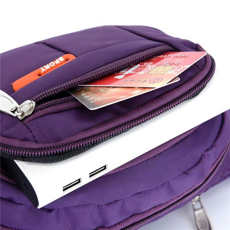 Outdoor Waist Bag Waterproof Waist Bum Bag Running Jogging Belt Pouch Zip Fanny Pack Mobile Phone Bag Oxford Cloth Chest BagT251126