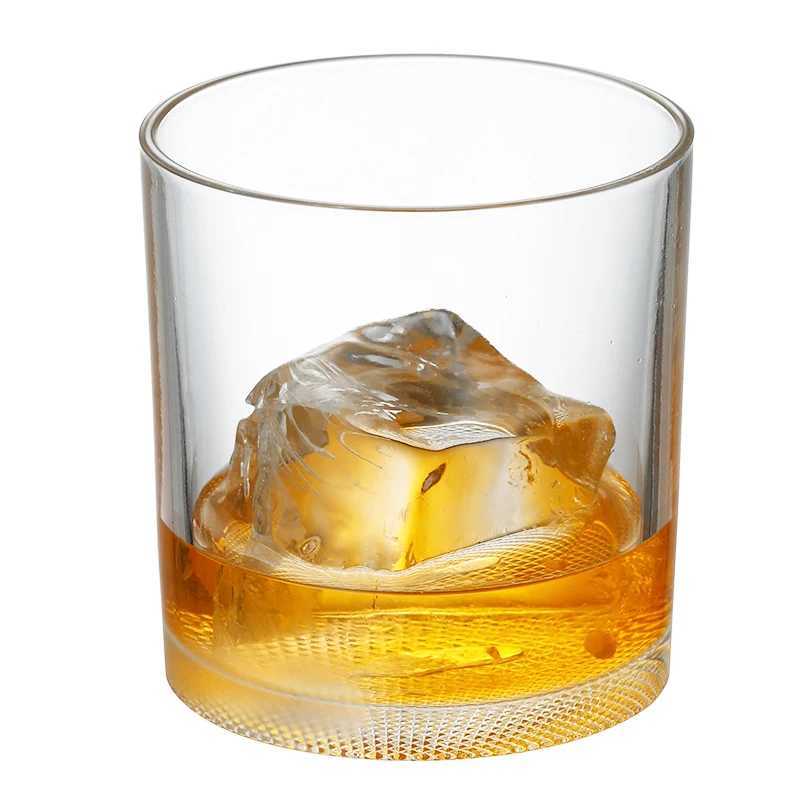 1PCS Whiskey Glass Old Fashioned Rocks Glasses Tumblers Glassware for Cocktail Scotch Bourbon Gin Voldka Brandy C251126
