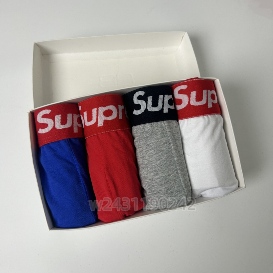 Mens Designer Boxer Briefs - 5-Pack Classic Cotton Blend Underwear Shorts Lightweight for Daily Use S25716