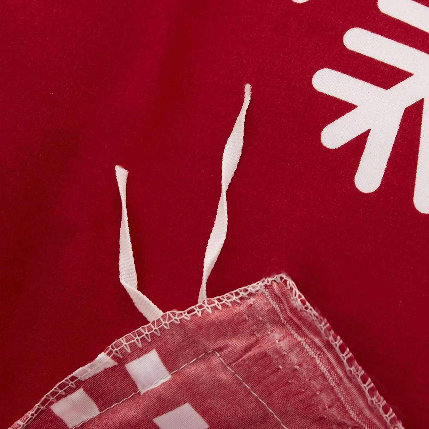 Christmas Christmas Duvet Cover Set Queen Size Bedding Set Snowflake Red Bedding Set Luxury Holiday Merry Christmas for Bedroom Decoration Y251126