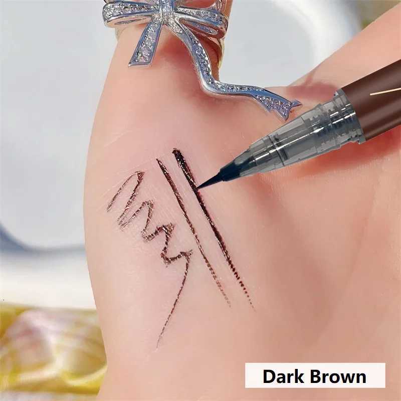 The new 0005mm ultra-fine eyeliner with long-lasting makeup is a waterproof professional antiperspirant liquid eye eyebrow pencT251126