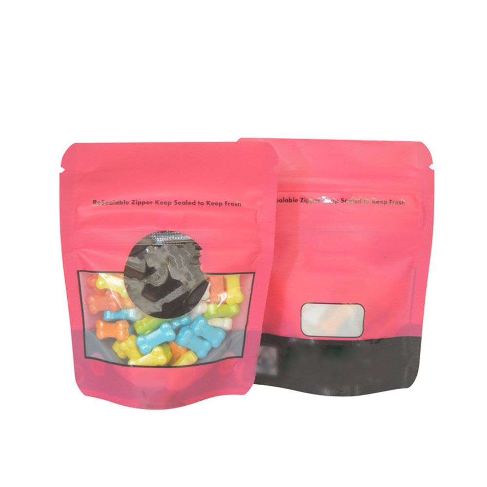 1g 3.5g 7g 28g Mylar Bag Zip Lock Bag Smell proof Packaging Bags Child-proof lock Stand UP bag Resealable Clear Window Zipper Pouch herb Cookies Grain