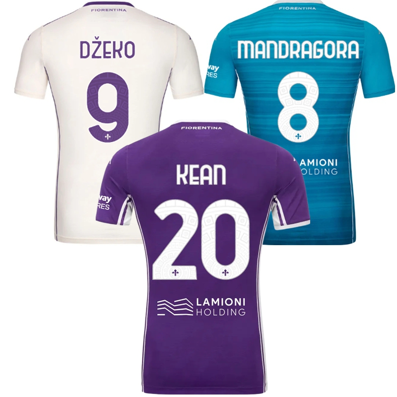 2025 2026 FiorentinaS KEAN Soccer Jerseys DZEKO FAGIOLI COMUZZO SOHM PICCOLI DODO ALBERT NDOUR MANDRAGORA RANIERI GOSENS 25 26 football men kids shirt