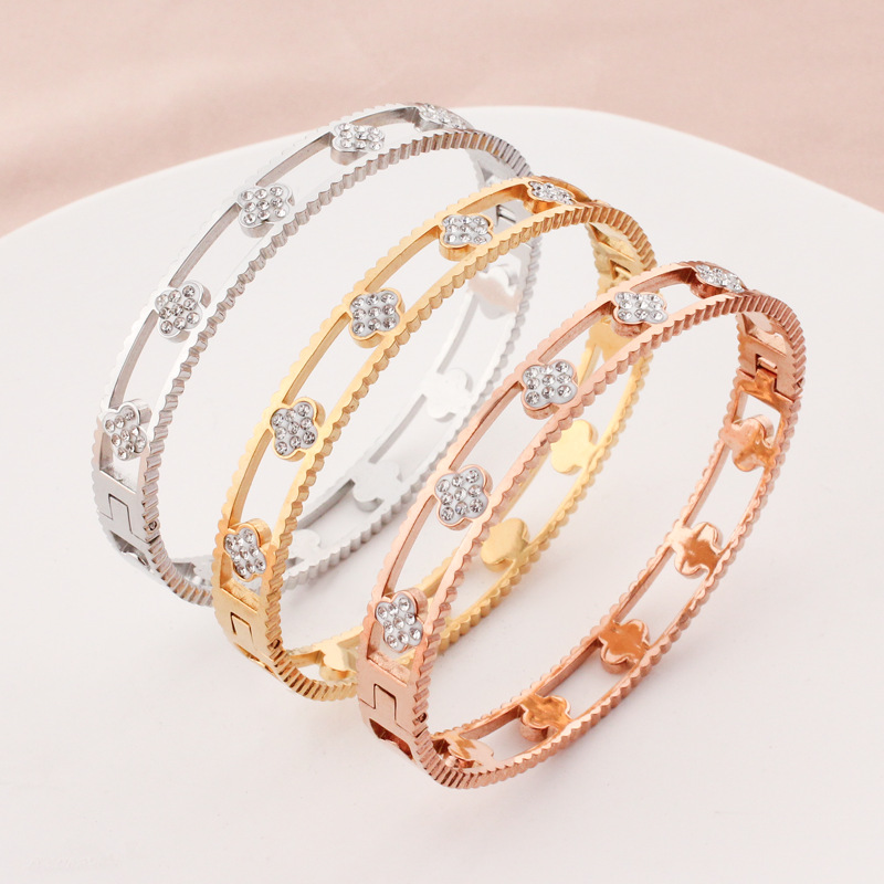 designer bracelet women luxury jewelry gold mens bracelet designer silver bracelet men love bracelet bangle bracelets Hollow-out buckle bracelet for w