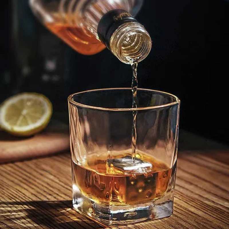 530ml Luxury Rotating Wine Glass Tumbler Cup High-end Whiskey Glass 235ml Foreign Wine Glass Transparent Cold Drink Cup Barware C251126