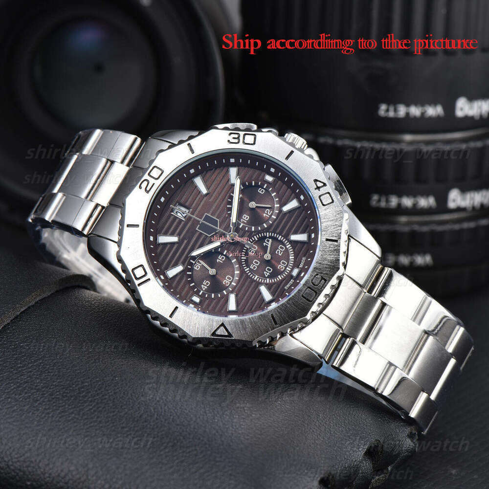 tagly Heuerers Watch AAA Watch Designer Luxury F1 High Quality Aquaracers Watch Chronograph Mens Watch Man Quartz/automatic with box 6669