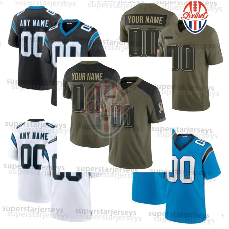 Personalized 2025 Salute to Service Tetairoa McMillan 4 Bryce Young 9 Xavier Legette 17 Jaycee Horn 8 Football Jerseys Custom Any Number Name For Men 