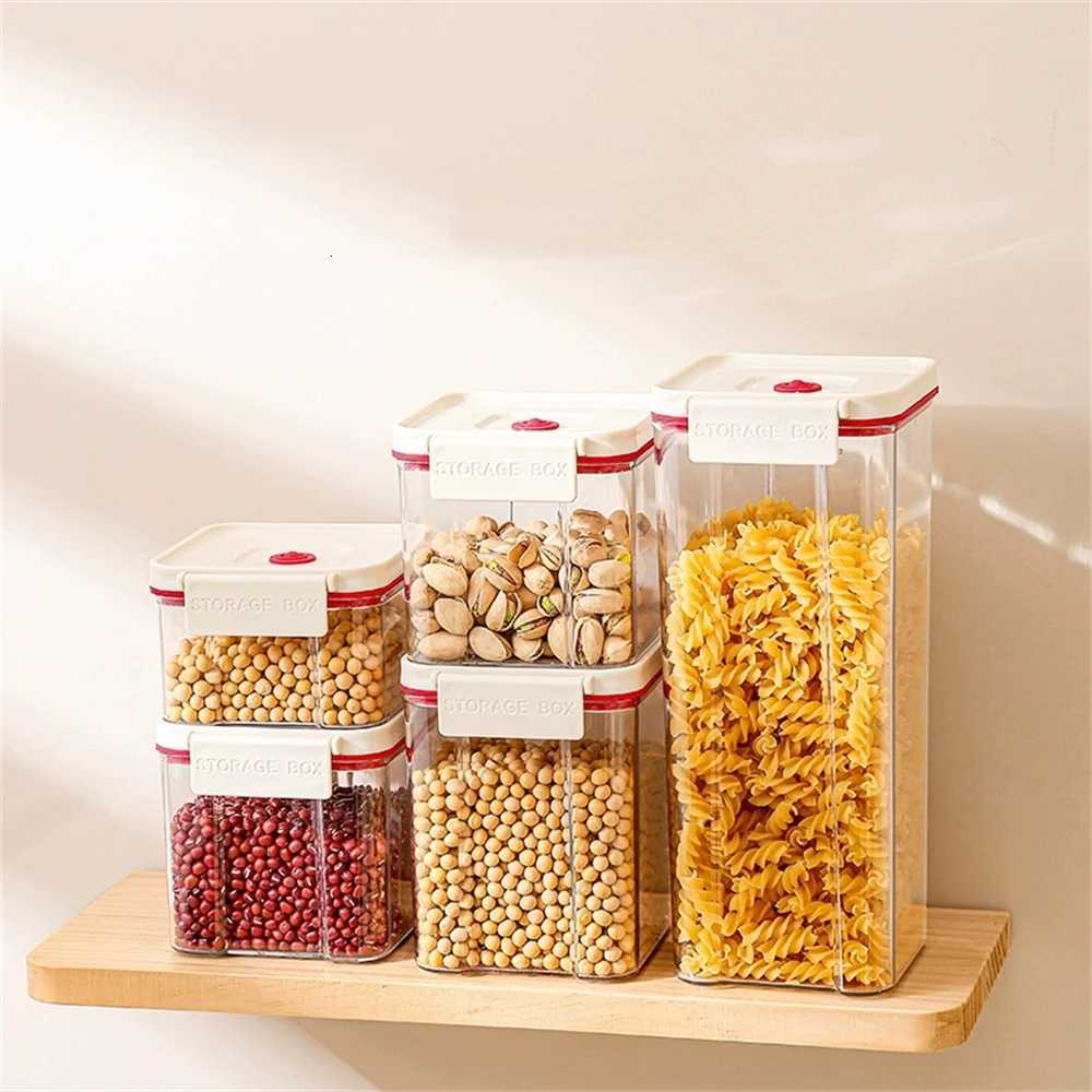 1pc Vacuum Sealed Tank Coffee Beans Vacuum Jar Kitchen Cereals Storage Box Airtight Container Moisture-Proof Sealed Canister Y251126