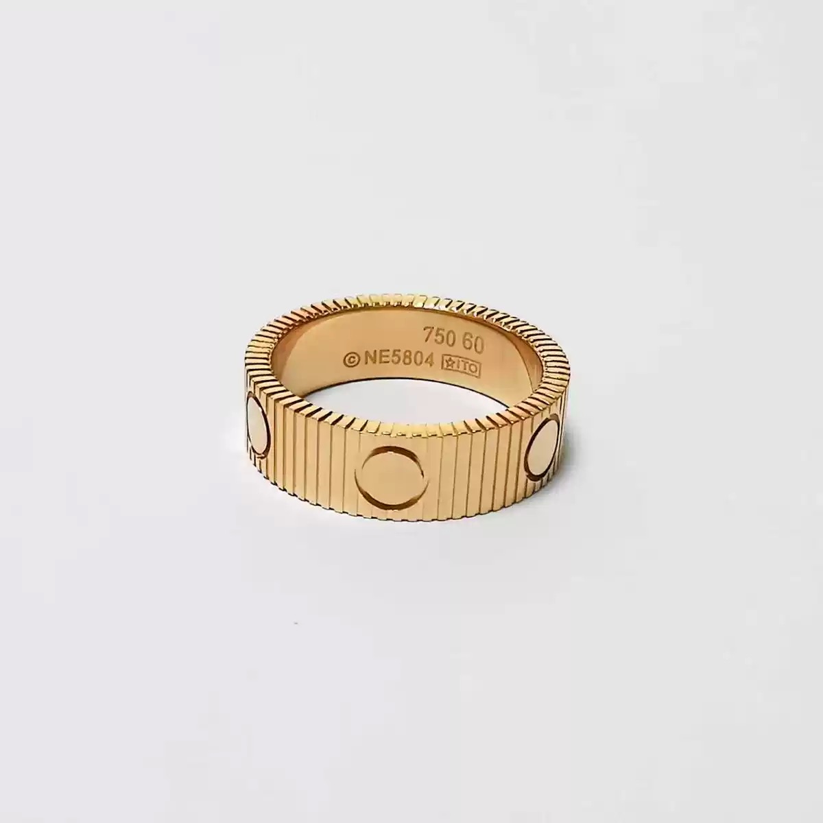 New home trendy style casual love Rings for Woman Classic Luxury 18K GOLD Ring For Love Wedding with red bag Never Fade Not Allergic anillo