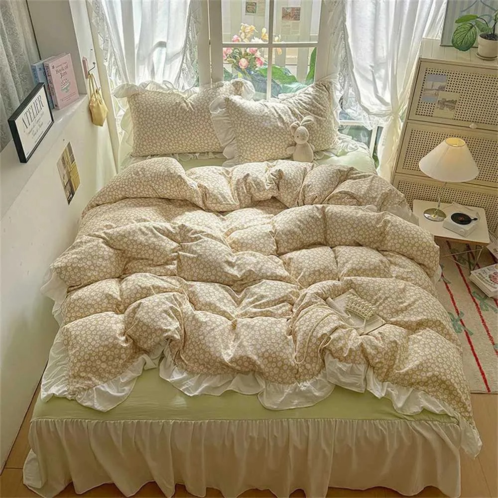 Applique Cotton Quilt Set 3-Piece Bedspread on the Bed King Queen Size Lightweight Quilted Coverlet Summer Thin ComforterXJ250303 YYY
