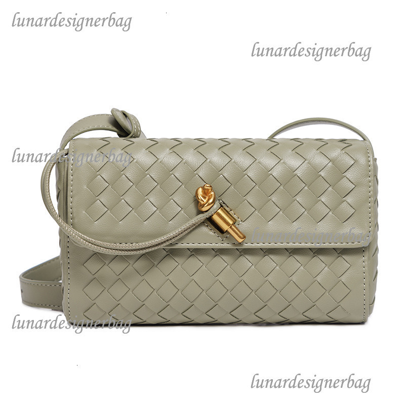 Luxury Brand Designer Bag Women's Bag Niche Design Mini Handwoven Bag Trendy Simple Horizontal Shoulder Bag Fashion Small Square Bag