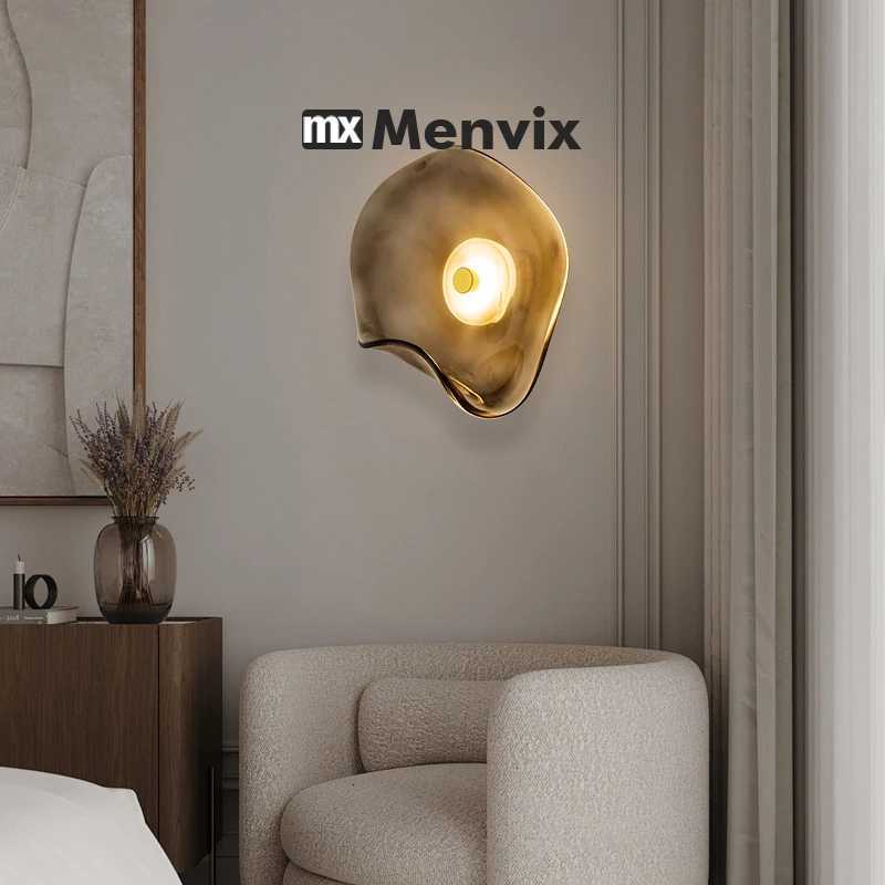 Vintage Wall Sconces With Remote Dimmable Led Wall Lights Glass Wall Lamp Fixture Indoor Bedroom Living Room Kitchen LED Bulbs M251126