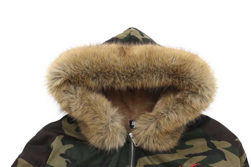 Fashion Autumn Winter New Man Tide Camouflage American Vintage Style Hooded Thicken Cotton Jackets Women Cotton Coat Parkas Y251125