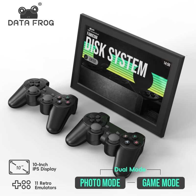 DATA FROG Portable Gaming Device 1280P FHD Built-in WiFi 64GB 15000 Retro Games for On the Go Fun K251107