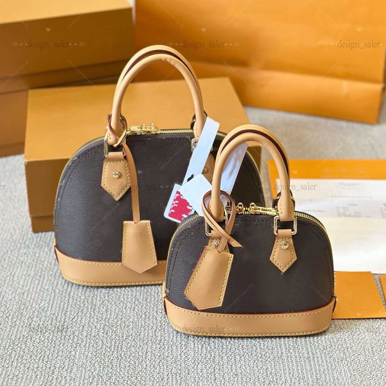 Shoulder Bags High quality New almas bb Women crossbody Evening bag Original designer handbag mirror quality leather chain bag embossing tote shell bag Luxruy Bag